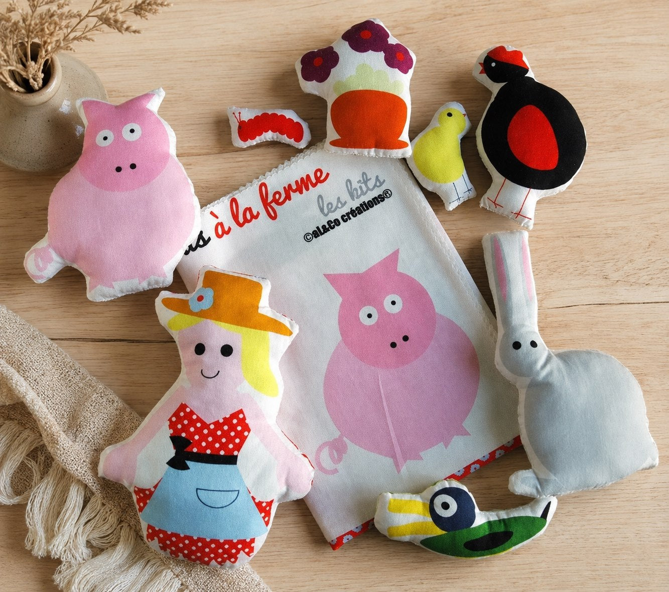 les petites poupées à la ferme
