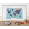 Affiche Les animaux du monde