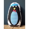 Pingouin marin mini poupée doudou