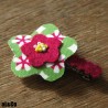 la barrette de fleurs - kit