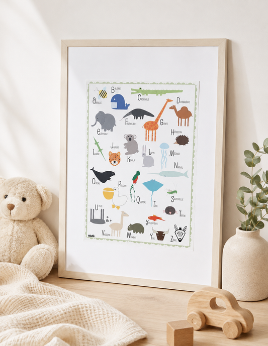 Affiche - L'abécédaire des animaux