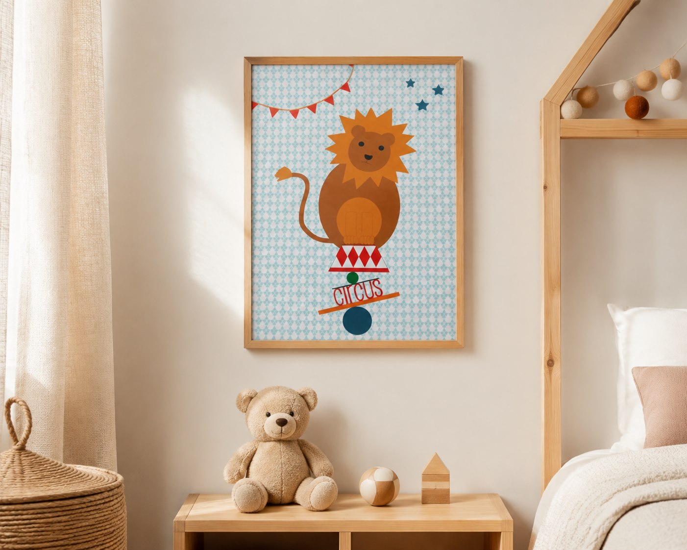 affiche le lion du cirque