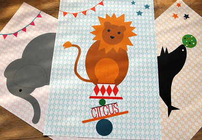 affiche le lion du cirque