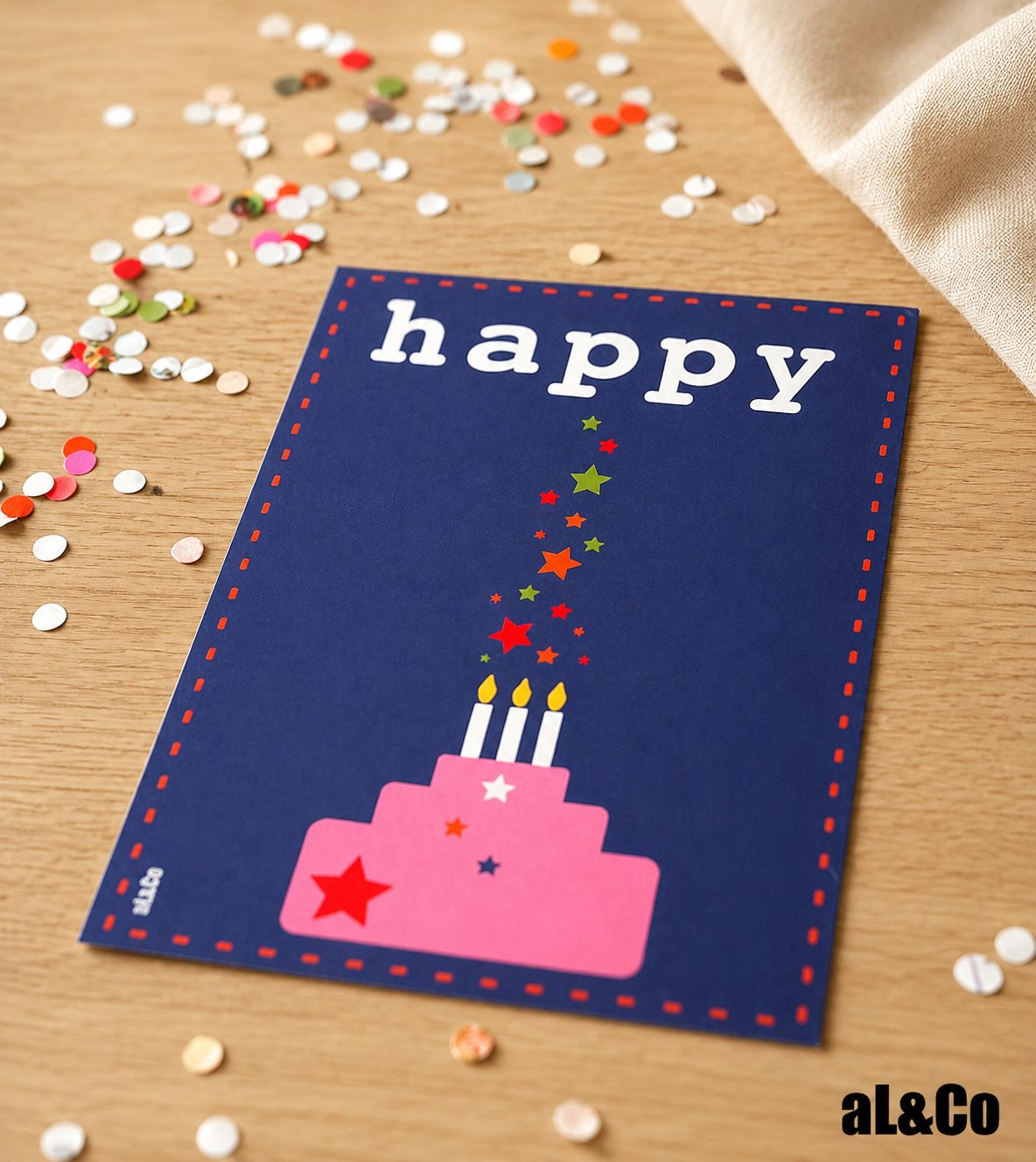 carte postale Happy - anniversaire