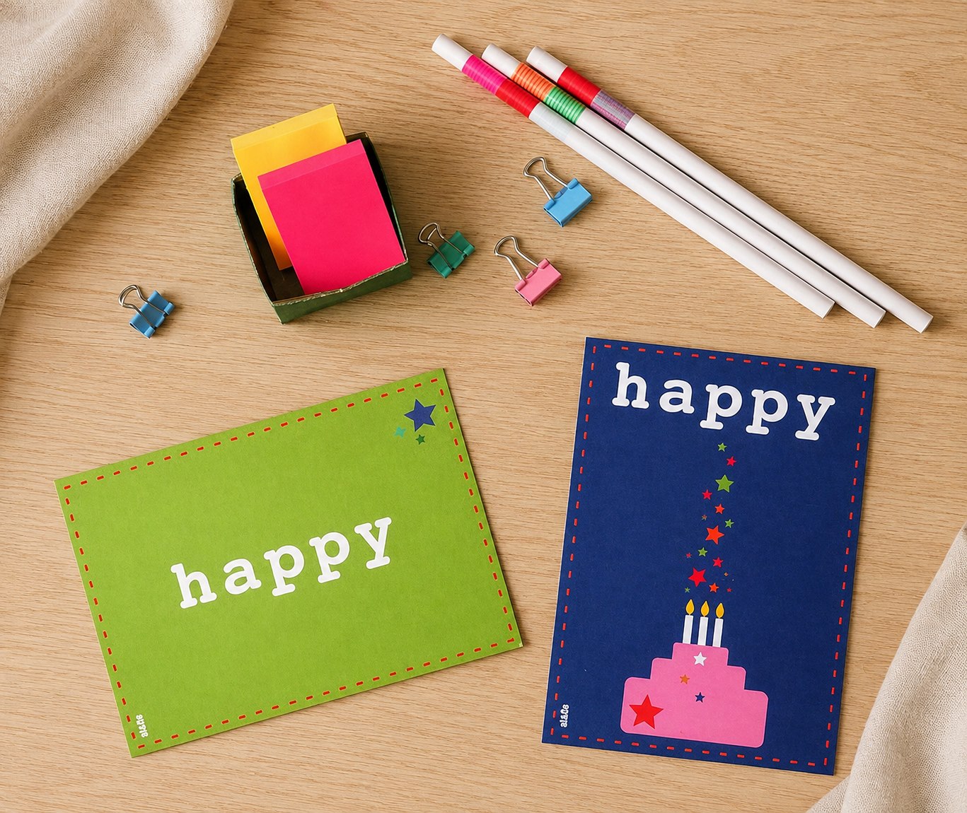 carte postale Happy - anniversaire