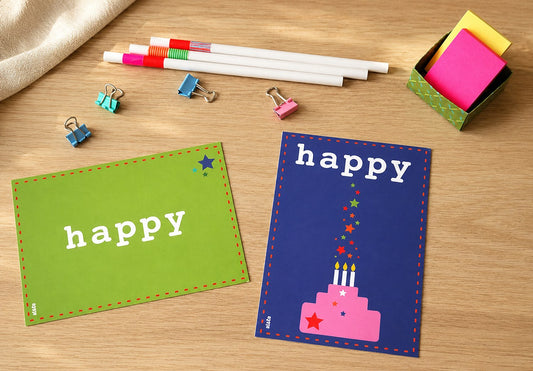 carte postale Happy