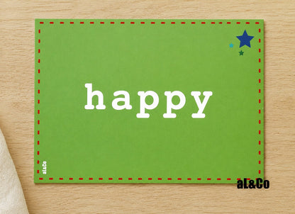 carte postale Happy