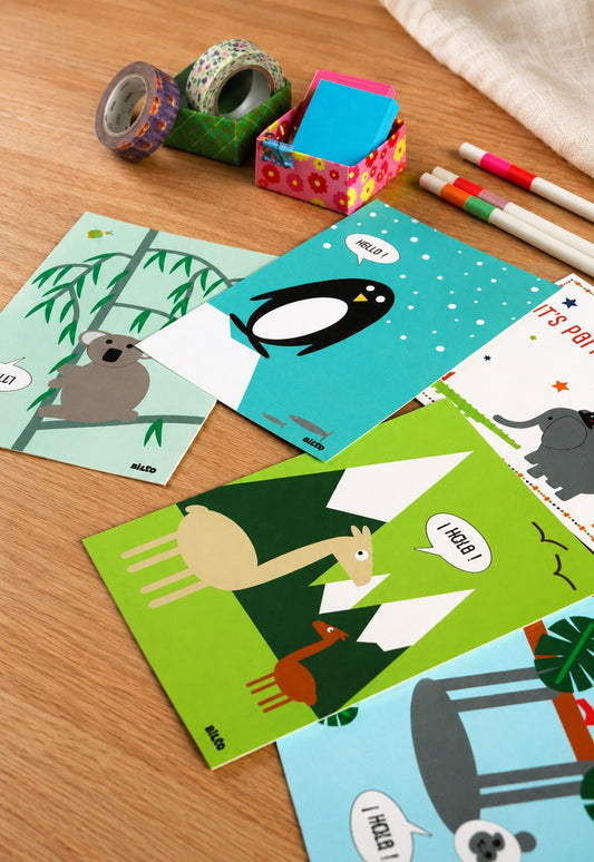 carte postale Hello le koala