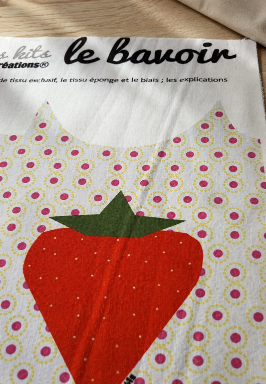 kit bavoir fraise