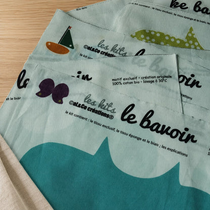kit bavoir fraise