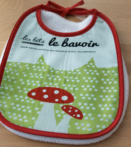 kit bavoir les petits champignons