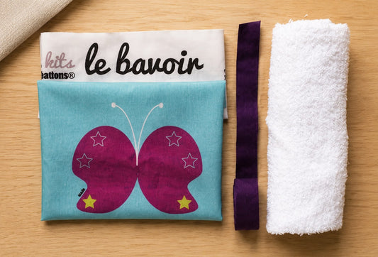kit bavoir papillon