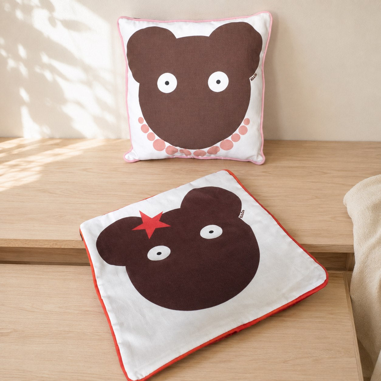 Kit coussin ours Barnabé et ses lunettes