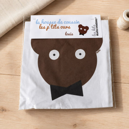 Kit coussin ours Louis le super chic