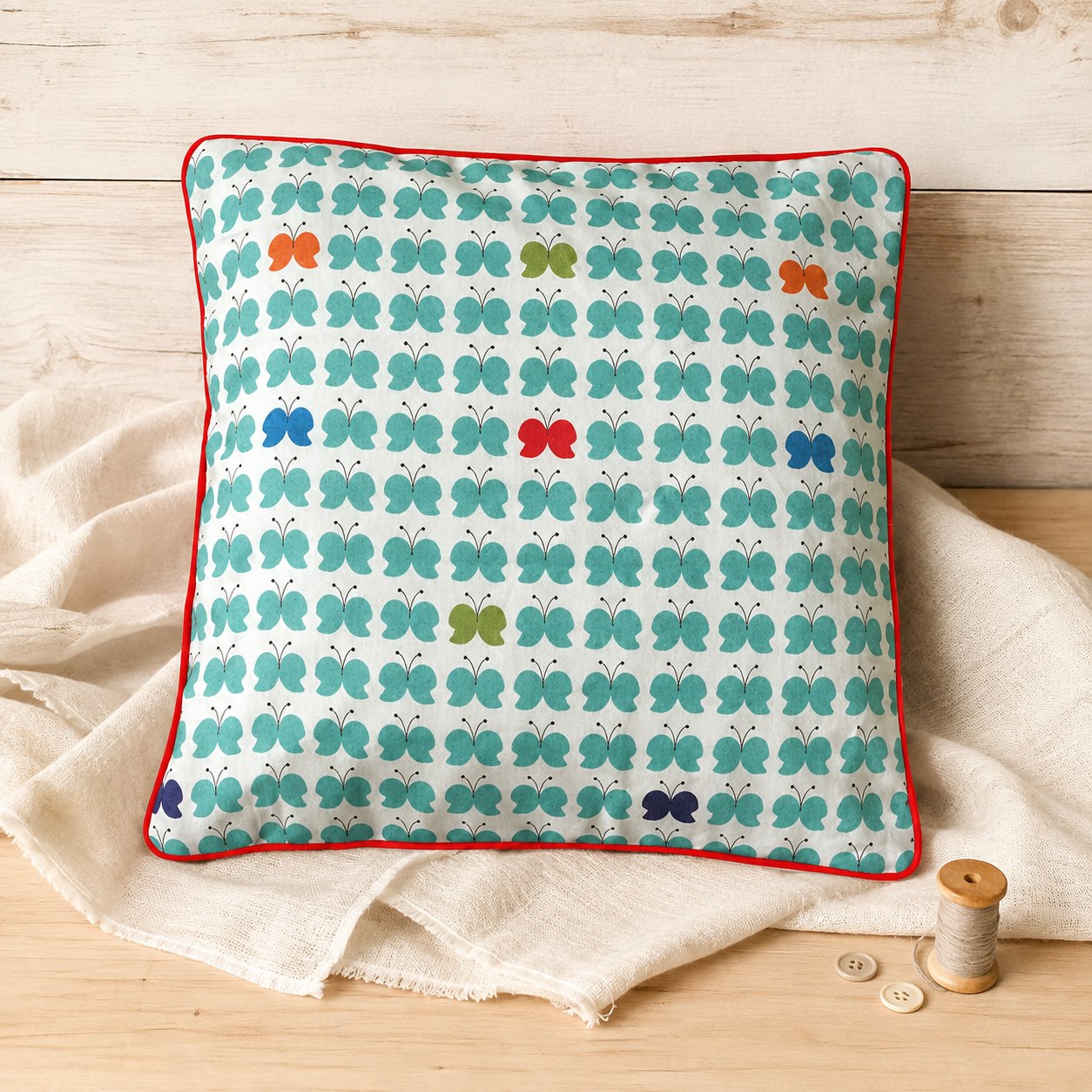 kit coussin papillons