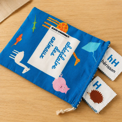 le mémory abécédaire ABC des animaux kit couture