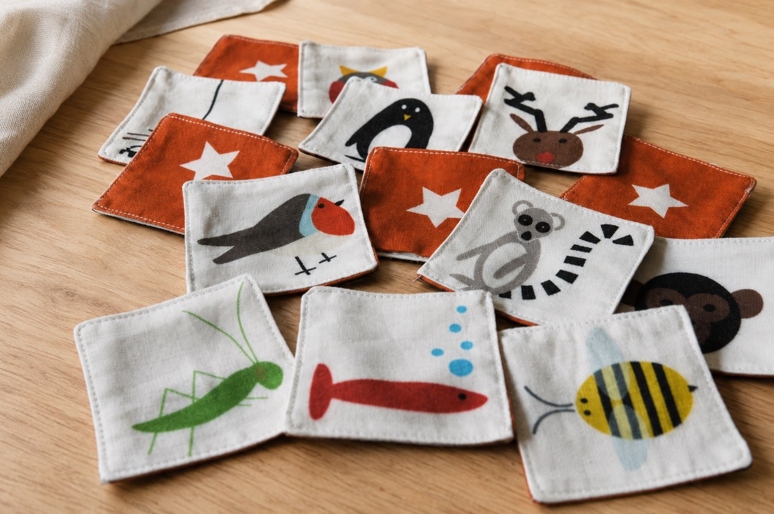 le mémory des animaux kit couture