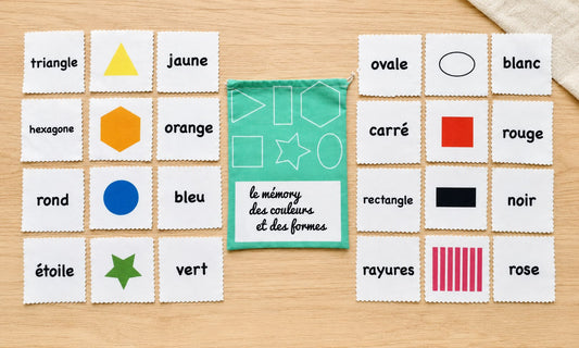 le mémory des formes et des couleurs