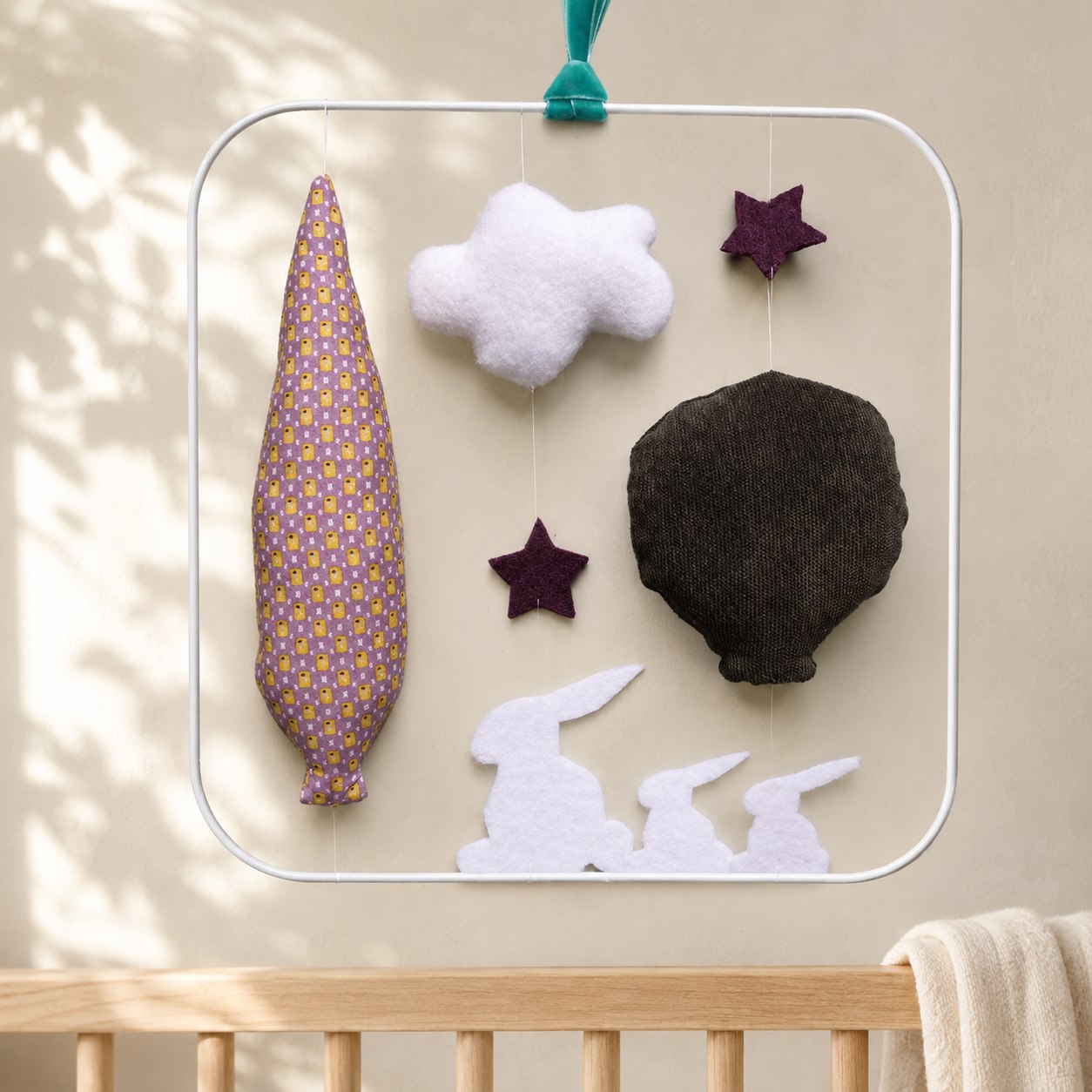le mobile aux petits lapins kit couture