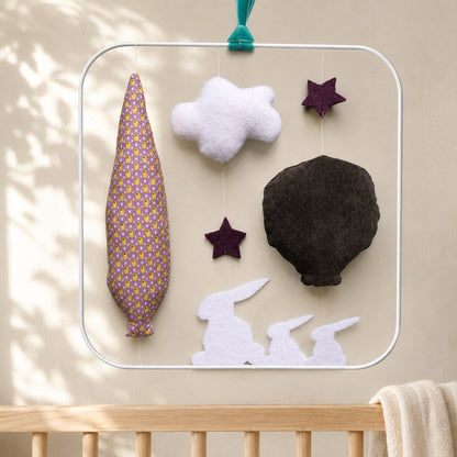 le mobile aux petits lapins kit couture