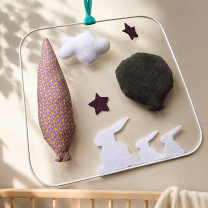 le mobile aux petits lapins kit couture