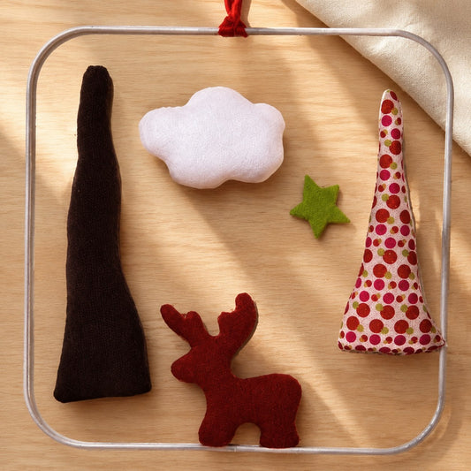 le mobile de Noël kit couture